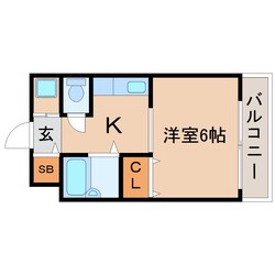 立花駅 徒歩14分 3階の物件間取画像